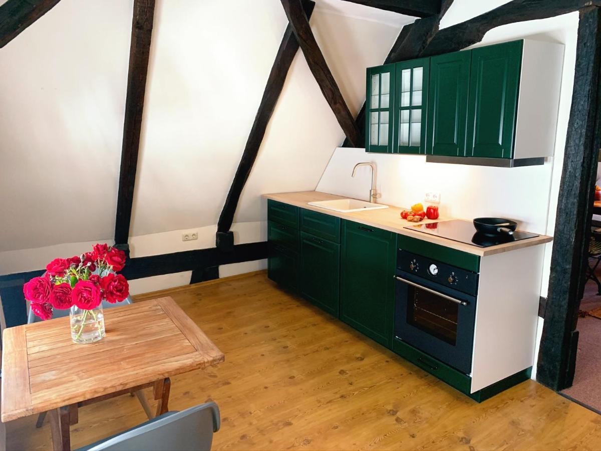 Historische Ferienwohnung Mit Kamin In Lich Eksteriør billede