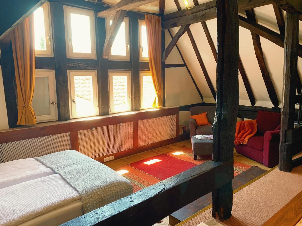 Historische Ferienwohnung Mit Kamin In Lich Eksteriør billede